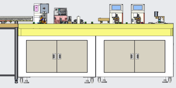 二次線(xiàn)自動(dòng)化生產(chǎn)線(xiàn)之全自動(dòng)套號(hào)碼管端子機(jī)